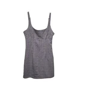 BDG Plaid Mini Dress Size Small Seersucker